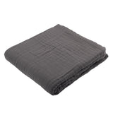 6 Layer Soft Blanket Dark Grey